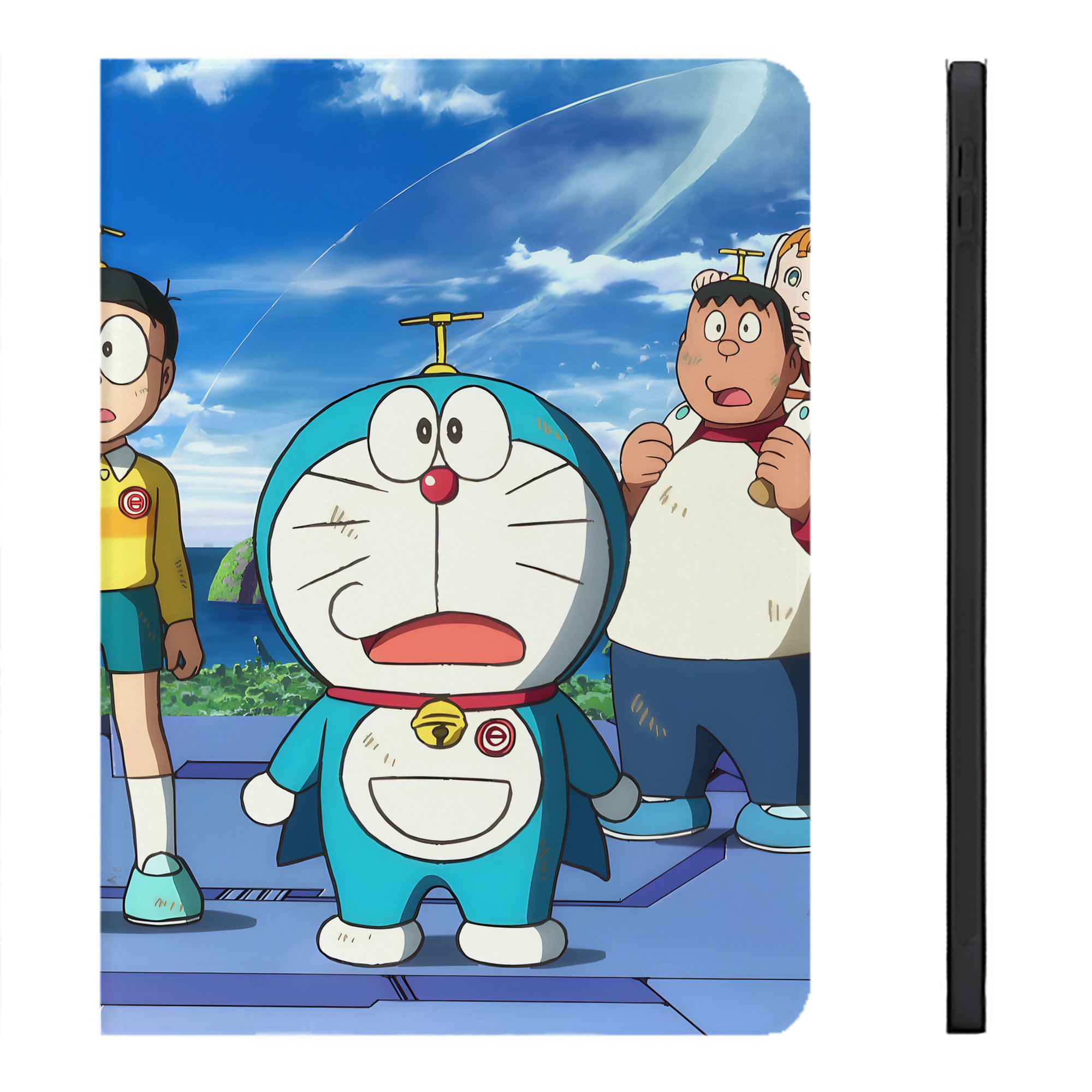 （画像用） ドラえもん Doraemon IPadケース ペンホルダー付き ブックスタイルデザイン